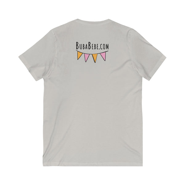 Unisex Jersey Short Sleeve V-Neck Tee