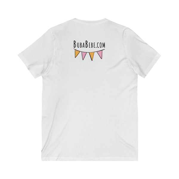 Unisex Jersey Short Sleeve V-Neck Tee