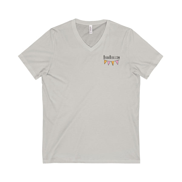 Unisex Jersey Short Sleeve V-Neck Tee