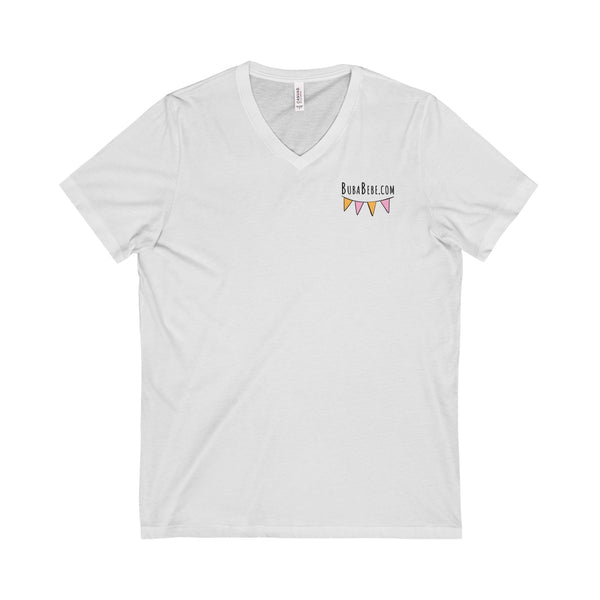 Unisex Jersey Short Sleeve V-Neck Tee