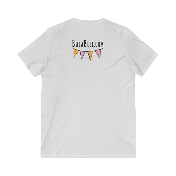 Unisex Jersey Short Sleeve V-Neck Tee