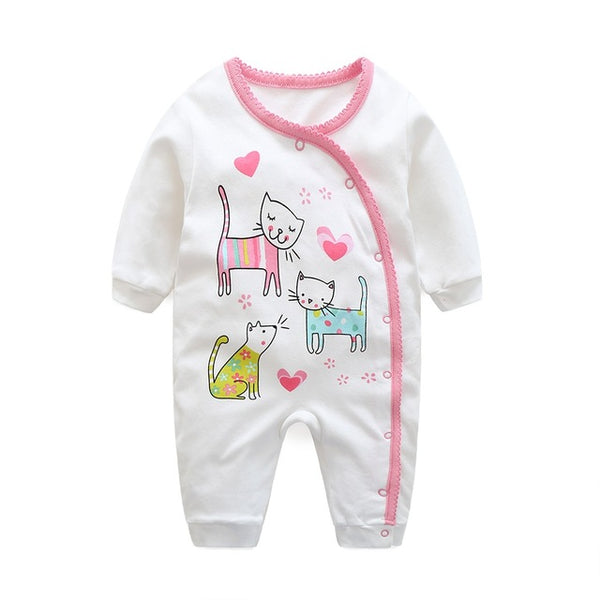 Cotton Long Sleeve Rompers