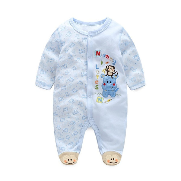 Cotton Long Sleeve Rompers