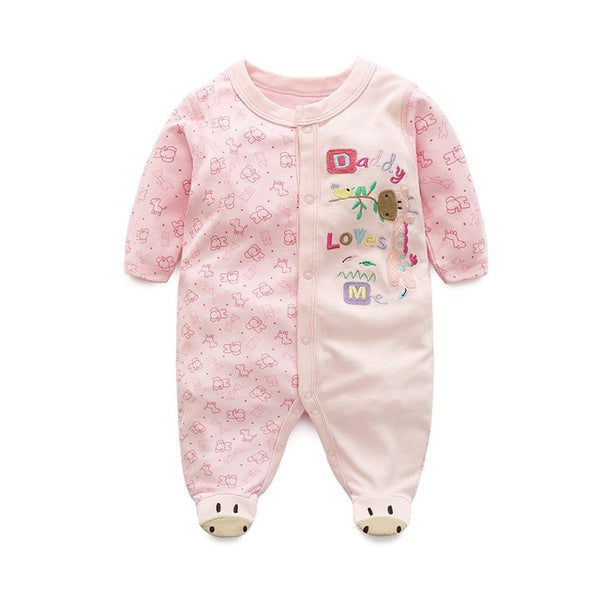 Cotton Long Sleeve Rompers