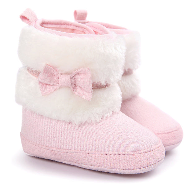 Bowknot Keep Warm Soft Sole Snow Boots
