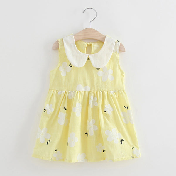 Blue Toddler Girls Summer Dress