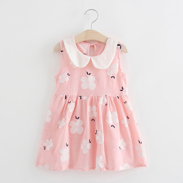 Blue Toddler Girls Summer Dress
