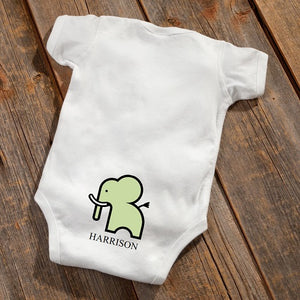 Personalized Baby Botty Onesie - Elephant Design