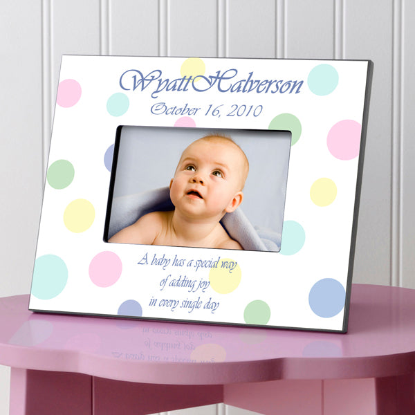 Personalized  Children's Frames - Polka Dot