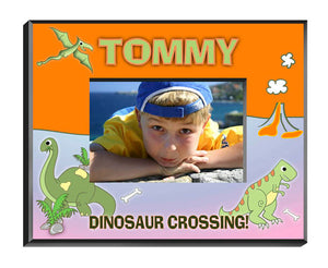 Personalized  Children's Frames - Dinosaur