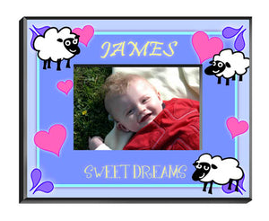 Personalized  Children's Frames - Sheep Boy
