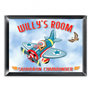 Personalized Room Sign - Fly Boy