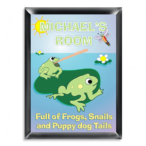 Personalized Room Sign - Froggin