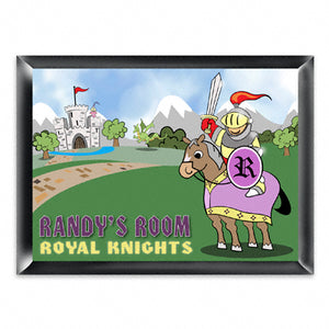 Personalized Room Sign - Knight
