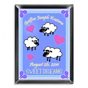 Personalized Room Sign - Sheep Boy