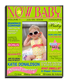 NOW Baby Girl Magazine Frame