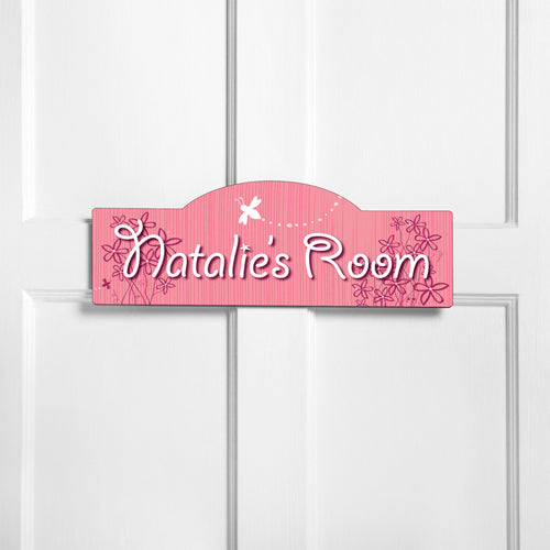 Personalized Kids Room Sign - Daisy