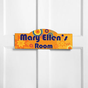 Personalized Kids Room Sign - Sunny Days