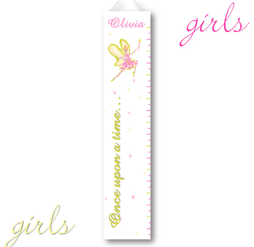 Kids Growth Charts - Personalized Fairy Princess