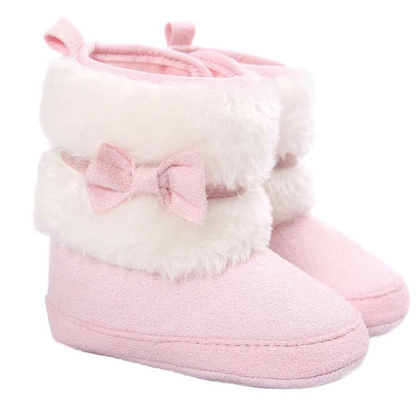 Bowknot Keep Warm Soft Sole Snow Boots