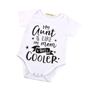"My Aunt Is Like My Mum But Cooler" Short-Sleeve Jumpsuit