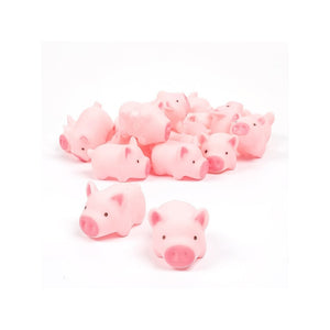 10pcs Rubber Pig Baby Bath Toys