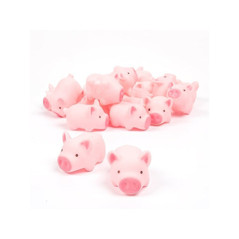 10pcs Rubber Pig Baby Bath Toys