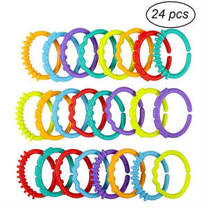 24pcs Baby Teether Rings