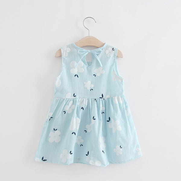 Blue Toddler Girls Summer Dress